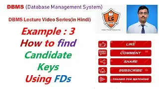 How to calculate Candidate keys | Determination of candidate keys and Super Keys