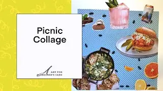 Make a Picnic Collage / Great Conversation Starter for People With Dementia