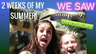 WE SAW DINOSAURS! TWO WEEKS OF VLOGGING!-VLOG 2|It'sMilaCamila