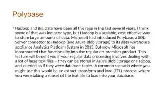 SQL Server 2016 new features