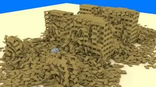 Blender Jenga Building Destruction