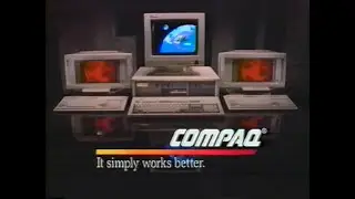 Vintage Compaq Computers Commercial - c. 1993 - "Who Is The Most Successful Company?"