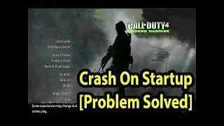 Call Of Duty 4 mp Start up Crash Fixed on Windows 10 |100% Trustable|PakZiN Official|