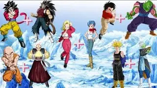 dragon ball characters fusion 😈 #anime #dbs #goku #fusion