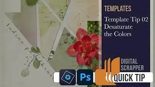 How to Desaturate Layers in a Template
