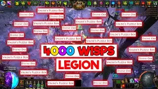 JUICED AFFLICTION LEGION (4000 WISPS) WITH LIGHTNING ARROW DEADEYE - POE 3.25 SETTLERS OF KALGUUR