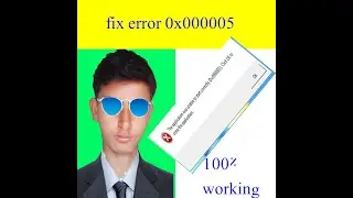 how to fix error 0x00005 without internet