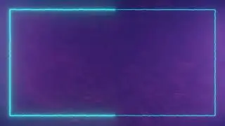 Blue Frame Motion Background, Neon Frame Loop Video Background - Free Stock Footage