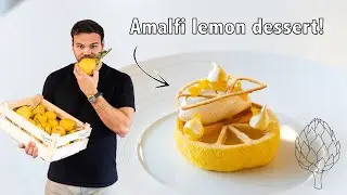 The perfect Italian dessert! Amalfi lemon & vanilla dessert | Fine dining / Michelin dessert