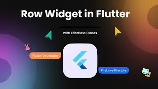 Flutter for beginners #19 | Row widget In Flutter | Dart Basic | 