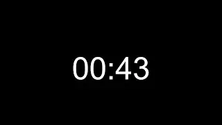 43 Second Timer ⏱️ | Simple Countdown