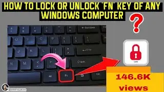 How to Disable & Enable FN key on Laptop and PC Windows 10? | Hindi |