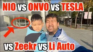 NIO Store vs ONVO Store Vs Tesla vs Zeekr vs Li Auto