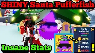 The New *SHINY Santa Pufferfish* Has INSANE STATS!!! Mining Simulator 2
