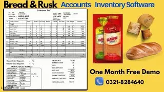 Bread & Rusk Accounts  inventory Software Demo Vedio