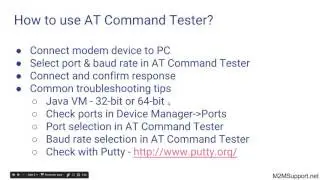 M2MSupport.net - How to use AT Command Tester Tool?