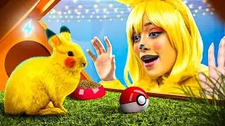 Pokémon im echten Leben! Wir bauen ein winziges Haus für Pikachu