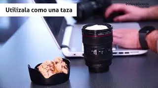Taza Multifunción objetivo cámara de fotos