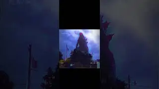 Godzilla Sighting - Found Footage Blender Animation #shorts