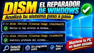 🚨 Cómo reparar Windows sin formatear (DISM paso a paso)