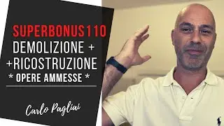 SuperBonus 110: Demolizione + Ricostruzione , opere ammesse