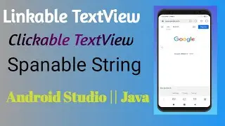 How to Enable Link in TextView in Android Studio|| Java|| Busy Coder