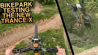 GIANT NEW TRANCE X - BIKE PARK TEST!!!