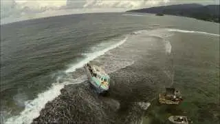 FPV Spidex V3 Tuna boat fails on the reef