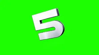 5 Second Platinum Number Countdown || Green Screen Videos