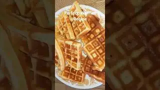 Perfect Waffle Recipe #Shorts #youtubeshorts #waffle#love#trending #viral