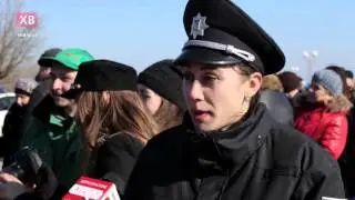 Присяга полицейских в Херсоне