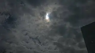 Eclipse from Oakville,  Darkened