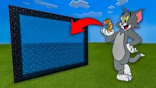 How to Make a PORTAL to TOM AND JERRY in Minecraft