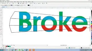 Broken Effect In Corel Draw x7 By Saksham