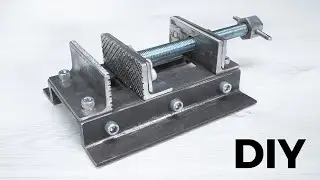 DIY Vise for Drill press | Step by Step Guide | DIY metal vise |
