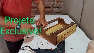 RENDA EXTRA, assim ainda não vi! como fazer suporte pra tábua de côrte #marcenaria #diy.