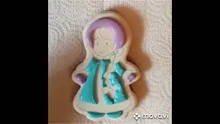 Пряник новогодний «Снегурочка» [роспись глазурью]