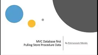 Tutorials: Using Stored procedure in ASP.Net MVC Entity Framework database first approach
