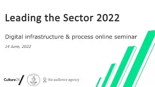 Digital Leadership - Digital infrastructure & process online seminar recording