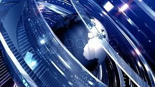 Global News Concept, Loop. Stock Footage