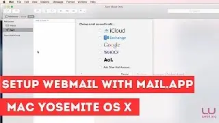 Custom Email with Domain or Webmail in Mac Yosemite Mail Setup