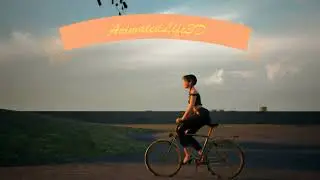 UE5 -  UE Render of Animation Girl riding bicycle