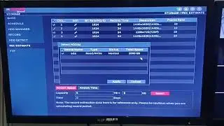 Calculate Recording days in DVR and NVR//HDD storage disk calculate