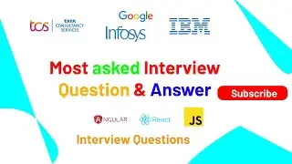 Most Asked Interview Questions and Answers  #22 #reactjs #javascript #nodejs #angularjs #nextjs