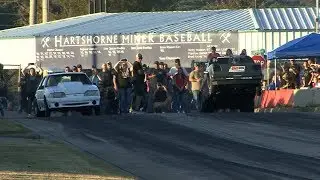 CHEVY S10 Truck gets FROGGY at Street Drags