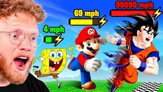 Who Is The FASTEST FICTIONAL CHARACTER?!