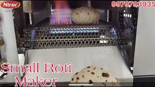 Small automatic chapati making machine /automatic belt type roti making machine -nirav roti maker