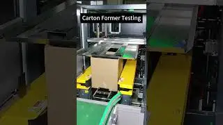 Carton Former Testing  #packingmachine #carton #packaging #packing