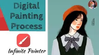 Speed Painting | Minimalist Portrait | Infinite Painter