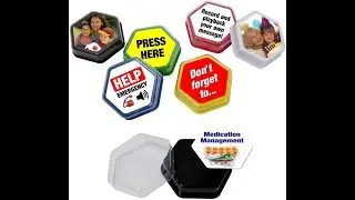 Talking Products, Talking Tiles, Voice Reorderable Sound Buttons, 80 Seconds Recording Time, Pack .